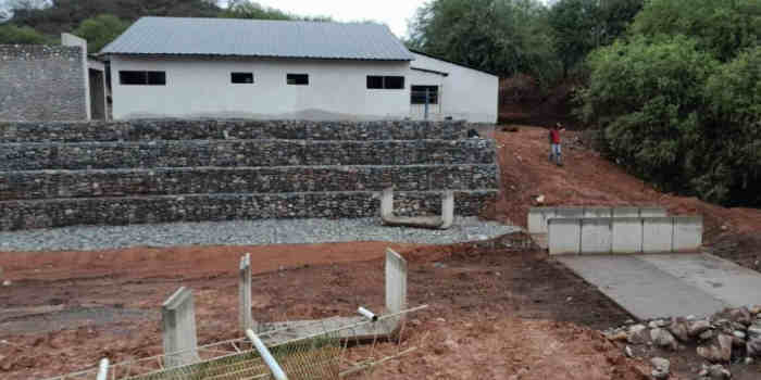 Continúan las obras para poner en valor al dique Cabra Corral