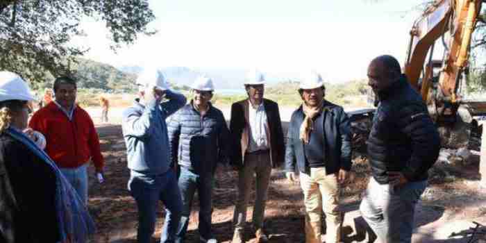 Comenzaron las obras de la puesta en valor del dique Cabra Corral
