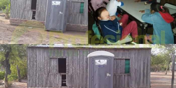 Aseguran que la desidia política destruyó la "escuela" de 80 chicos en el interior de Salta