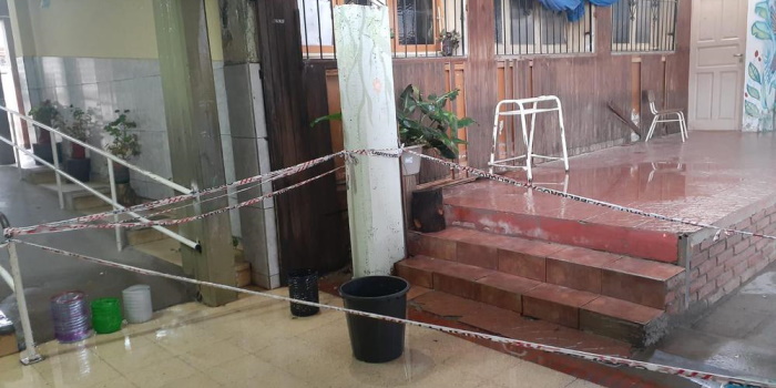 La mala infraestructura de una escuela obligó a no dictar clases hoy
