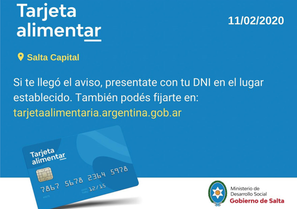 Mañana comienza el operativo Alimentar en Salta Capital