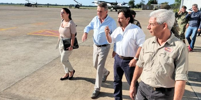 El presidente Fernández me encargó que venga a ver cómo se desarrollan los trabajos"