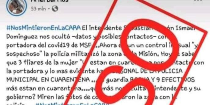 Periodista multado por difundir una falsa información