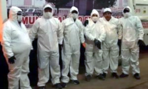 La Merced, funcionarios y el intendente salen a recoger la basura