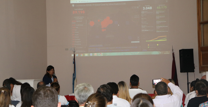 El hospital Señor del Milagro capacitó al personal ante eventualidad por coronavirus