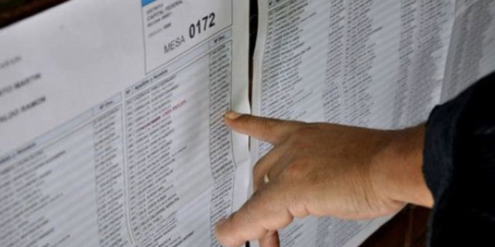 Están disponibles los padrones provisorios para las legislativas 2021