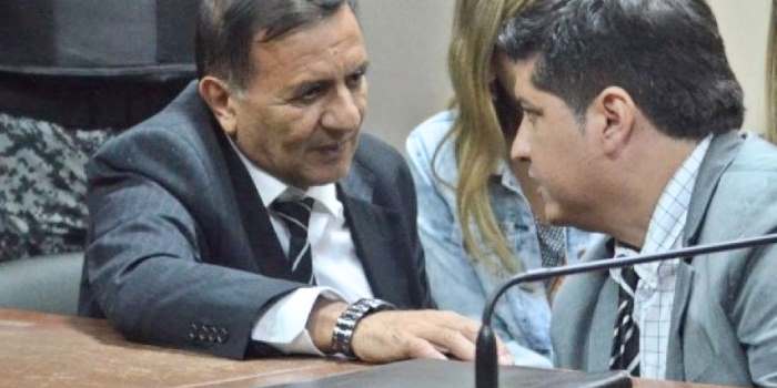 Los gestos de Reynoso y Magno, una vez leída la sentencia.