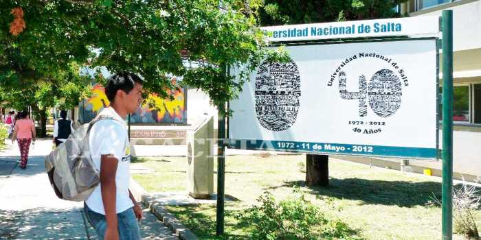 ALERTA POR EL ABANDONO DE ALUMNOS EN LA UNSA. FOTO ARCHIVO