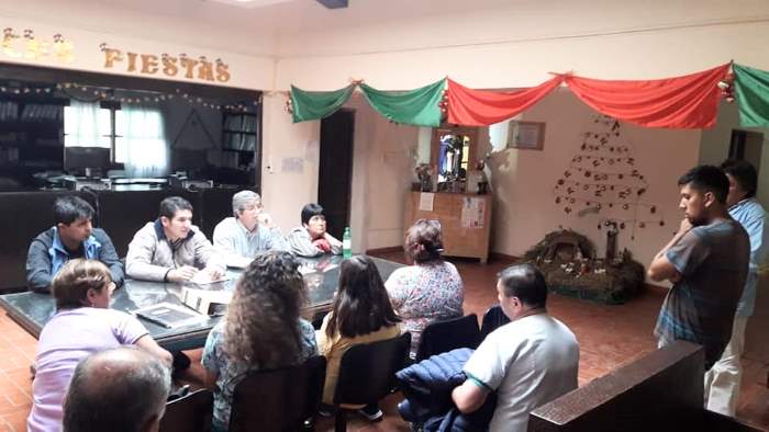 Reunión: Intendente Interino Prof. Leonardo López y el COEM