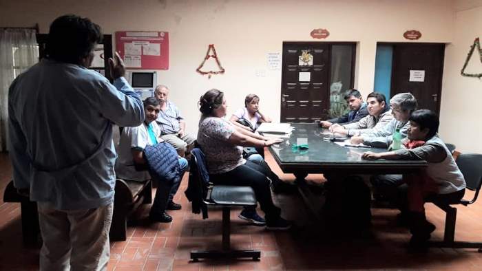 Reunión: Intendente Interino Prof. Leonardo López y el COEM