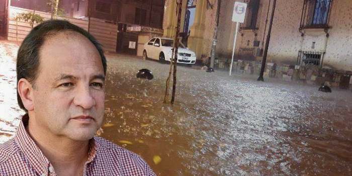 La ciudad se volvió a inundar y estallaron los memes